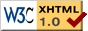 XHTML 1.0 Checked!